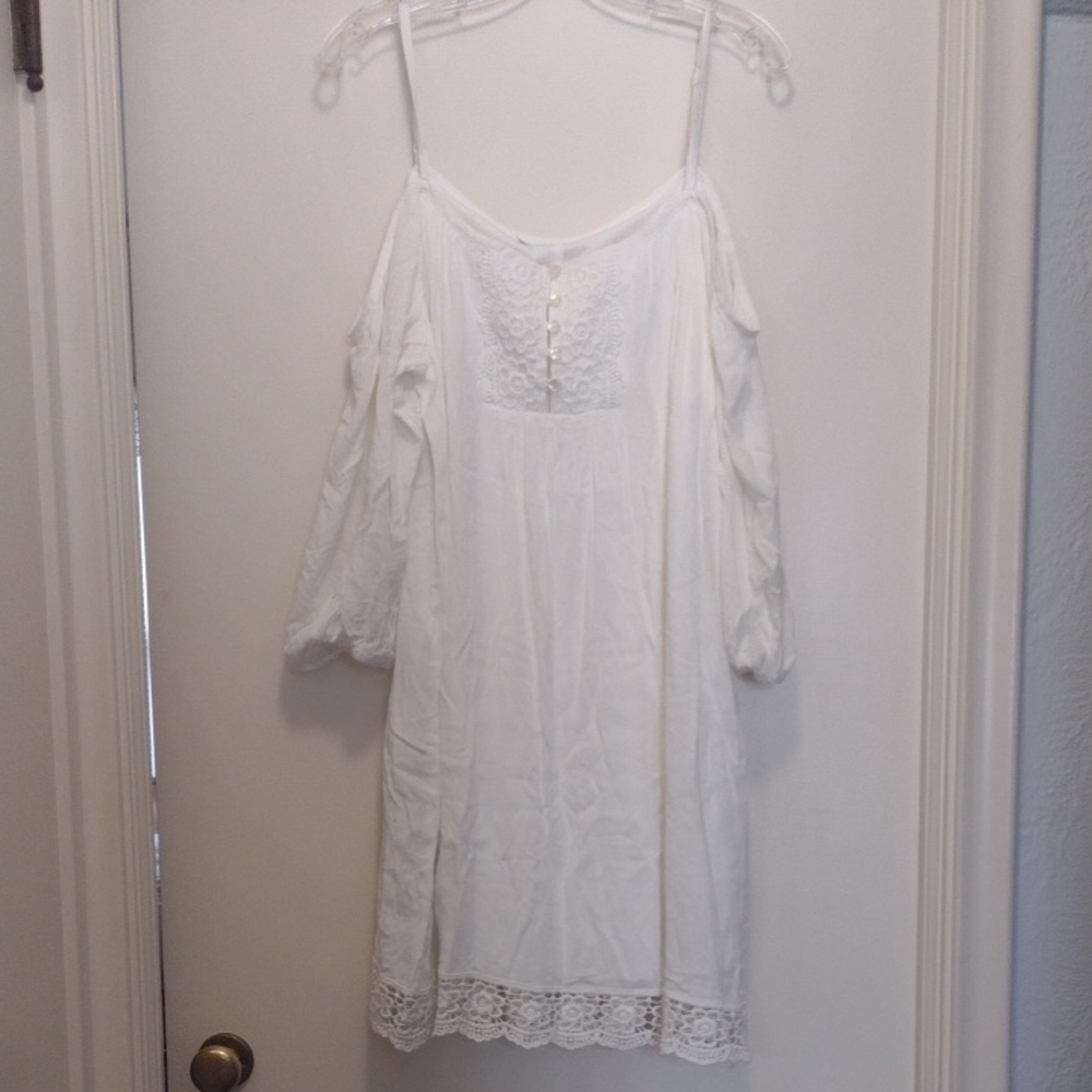 Maurices Lace Trim Dress (J238)